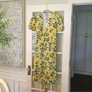 Draper James Lemon wrap dress
